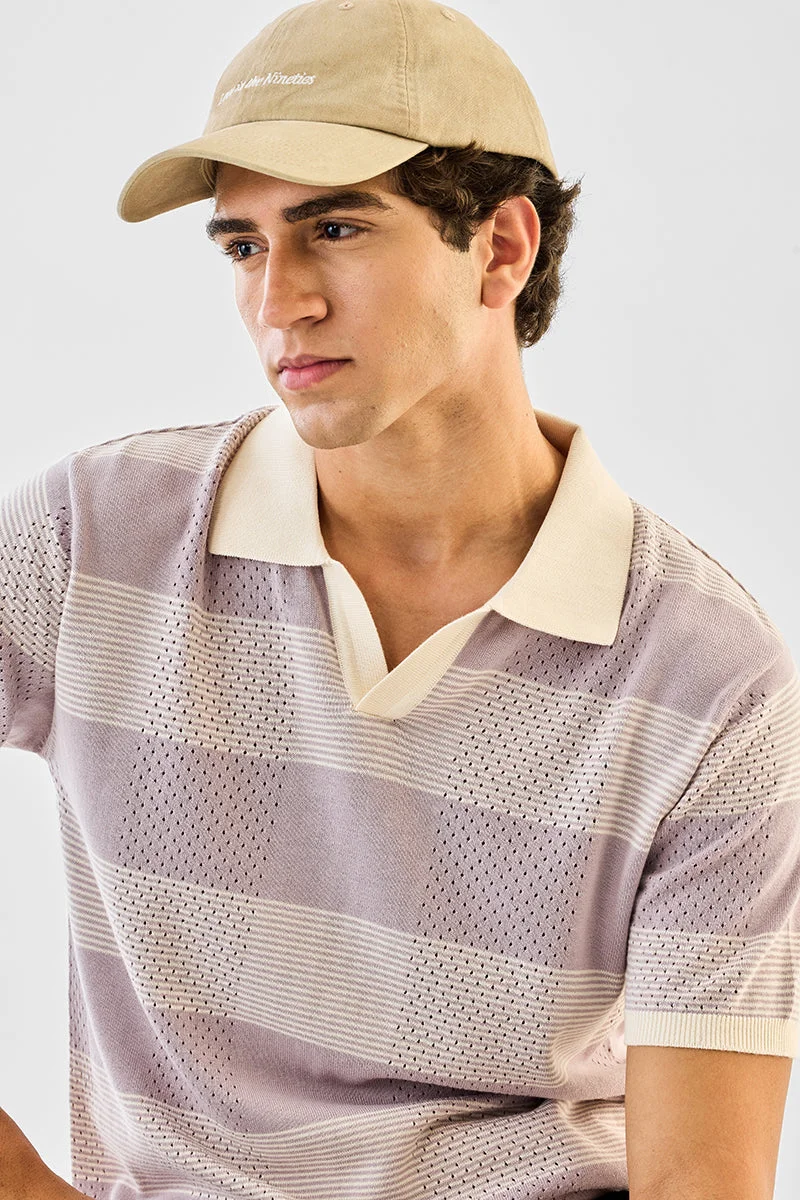 سنيتش تي شيرت بولو محبوك قطن %